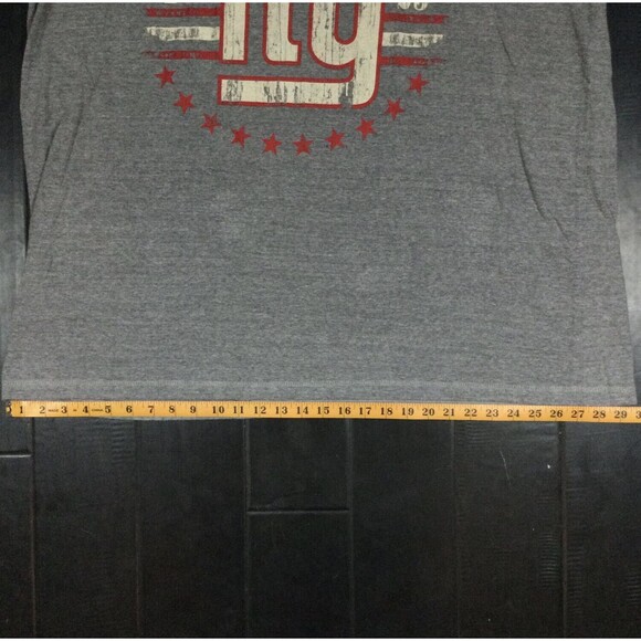 NFL Team Apparel-Men's Sz 4 XB -New York Giants- 1925 -Gray T-Shirt -Cotton/Poly - Picture 8 of 9